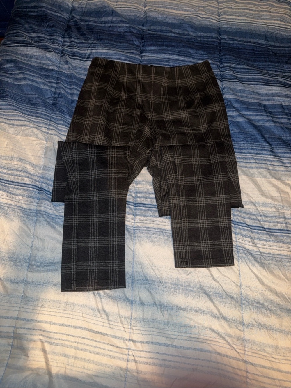 Calvin Klein Plaid Dress Pants Women’s Size Small Straight Leg